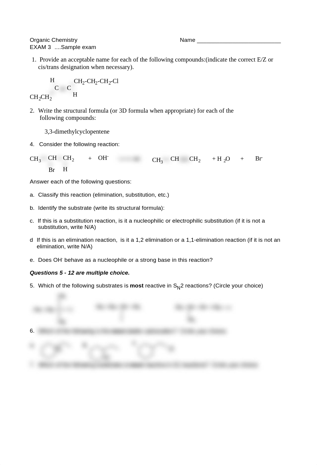 Exam 3 Org Chem Fall SAMPLE_doauxuofh7g_page1