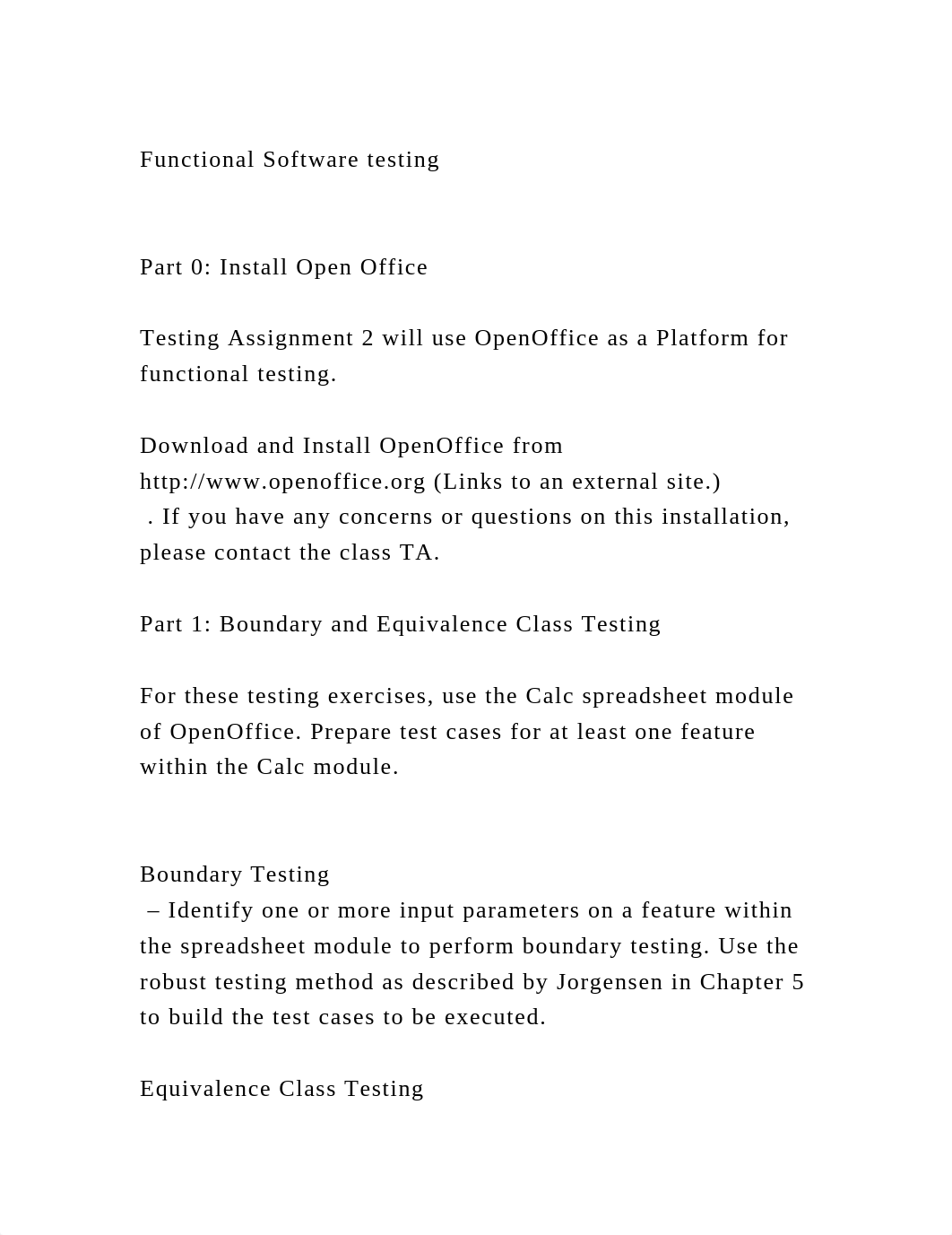 Functional Software testing Part 0 Install Open OfficeTes.docx_doaybl6ktle_page2