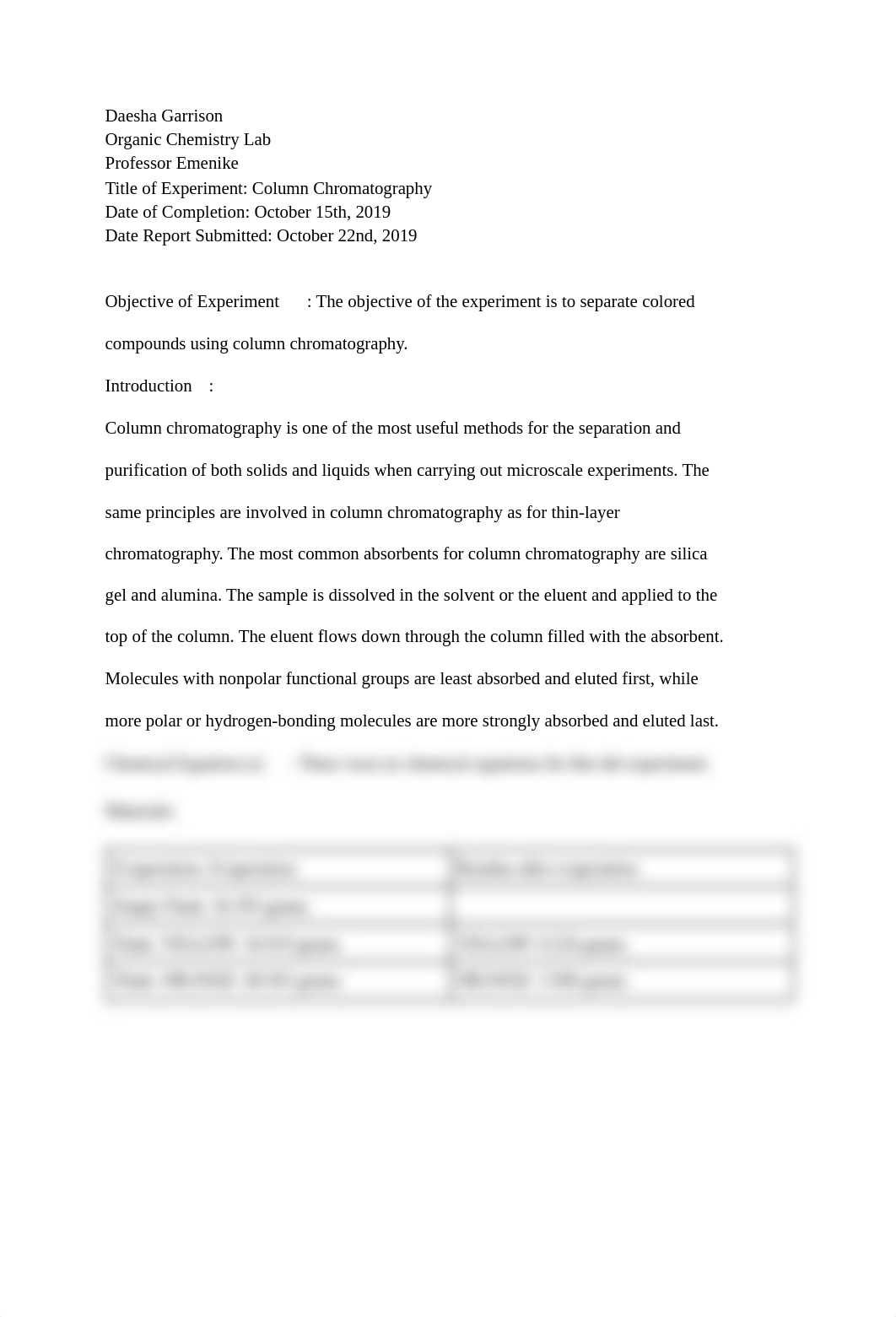 orgo 1 column chromatography lab report 6.pdf_dob2ro6zd9l_page1