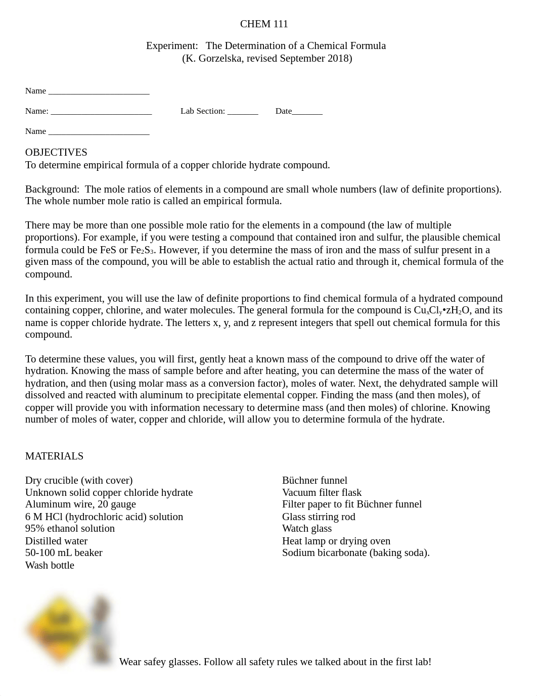 CHEM 111 Lab Determination of Chemical Formula  CuxCly  H2O f18.docx_dobc6ic0krf_page1