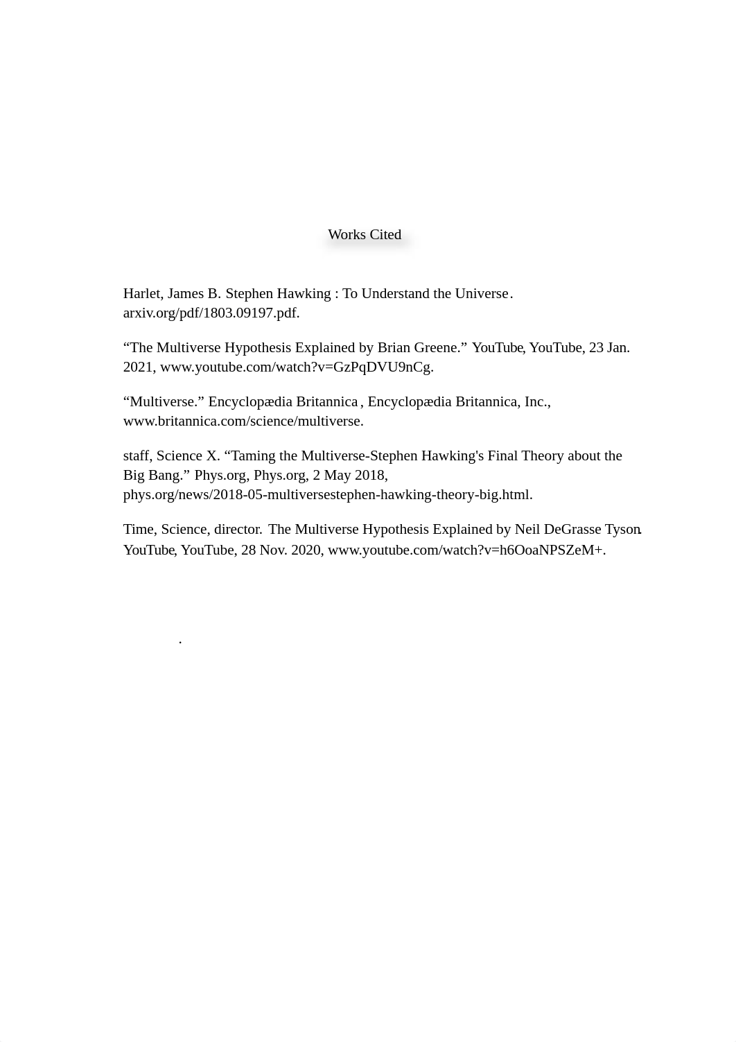 Informative Speech OutlineHANDOUTSInformative speech Outline ExampleThesis "Today I'll be informing_dobf9ky9ak3_page2