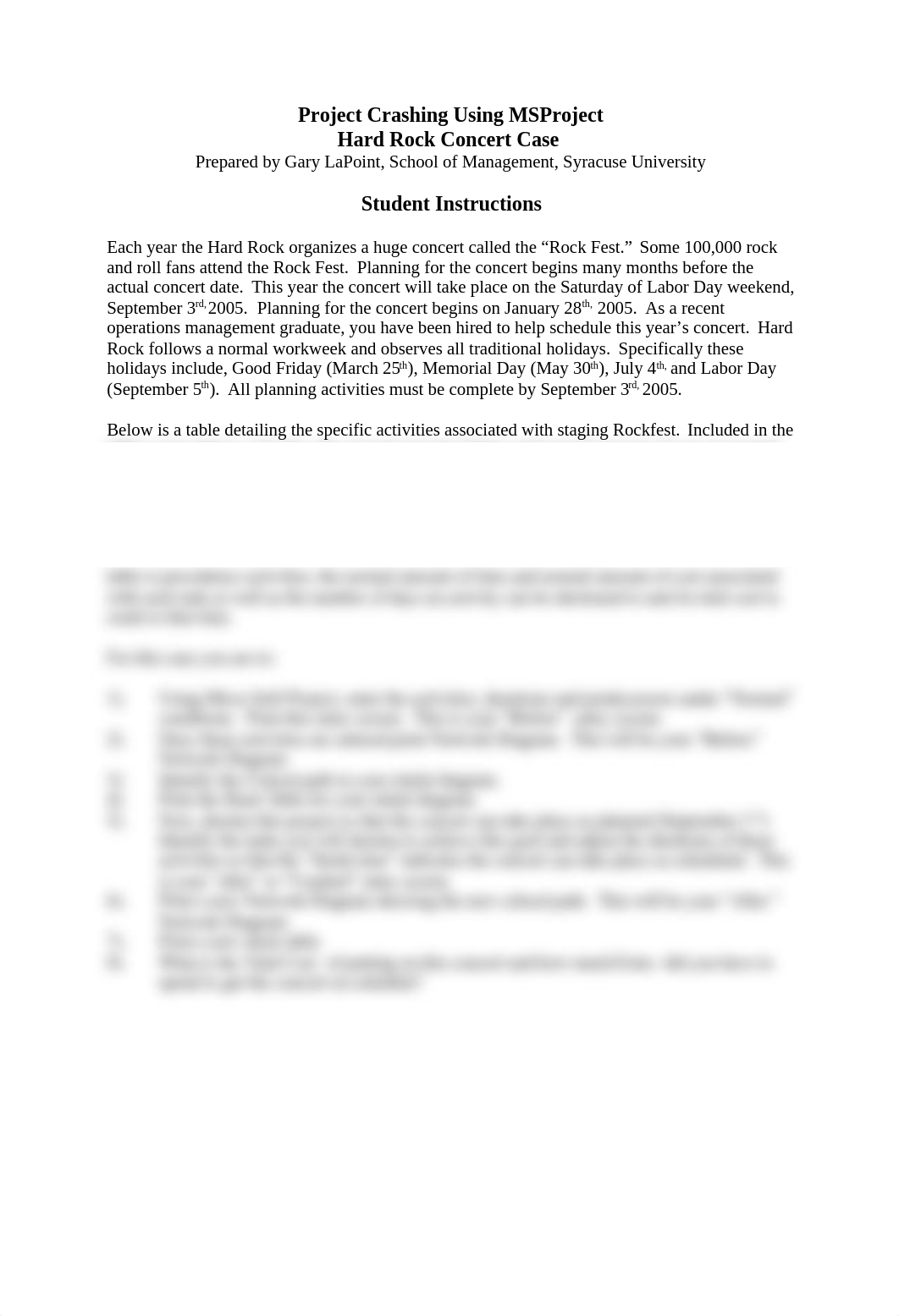 Project Crashing Using MSProject Hard Rock Concert Case Student Instructions.doc_dobujoslb8c_page1