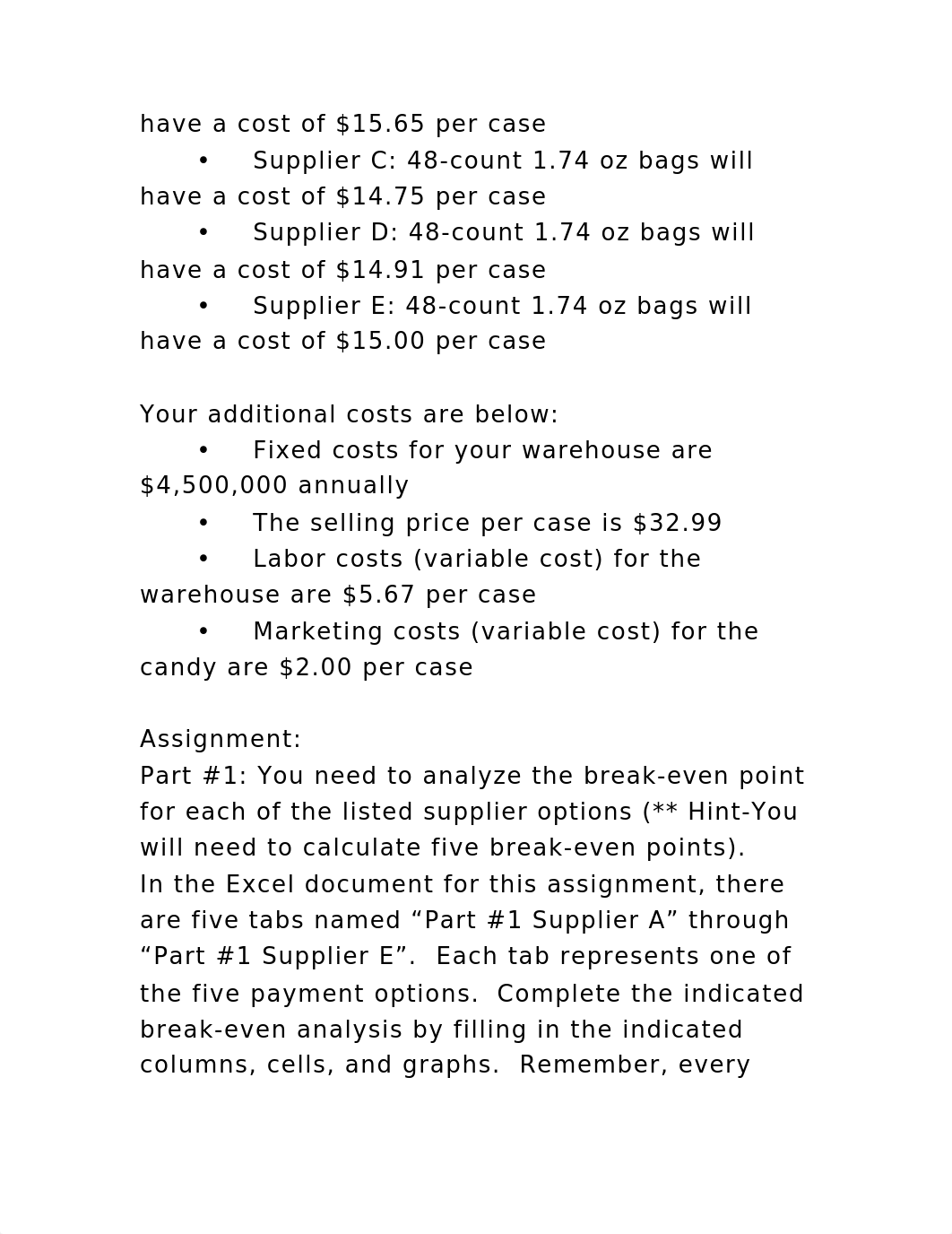 M&M Case Study Break-Even AnalysisThis exercise provides .docx_docd9vae0il_page3