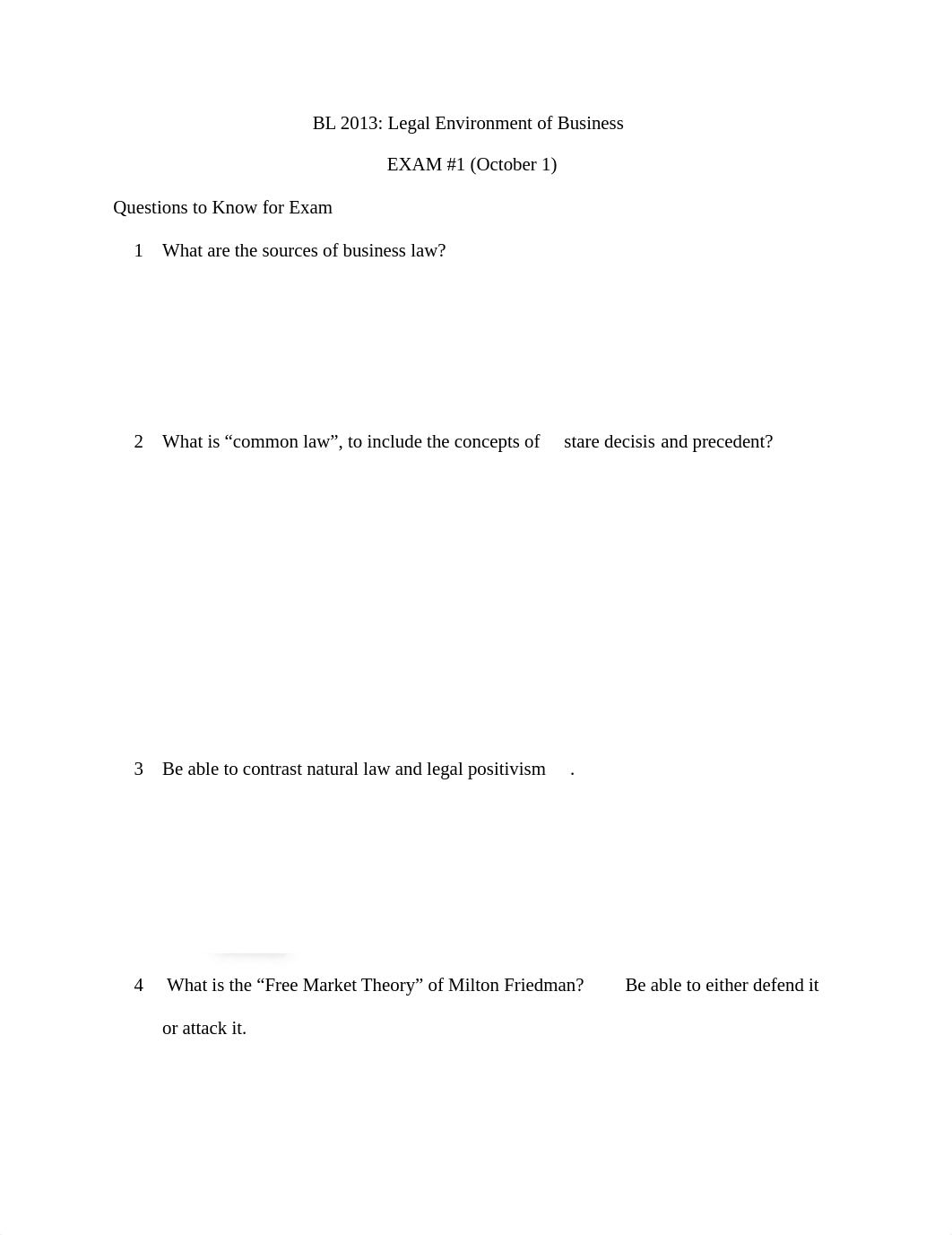 BL 2013_ Legal Environment of Business; Exam #1 .docx_dockv286pbn_page1