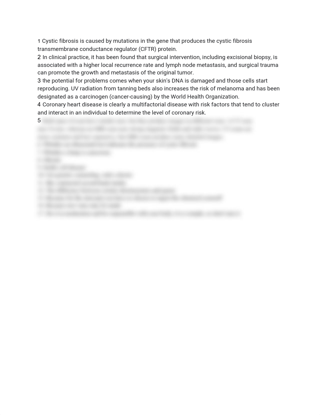 1 Cystic fibrosis is caused by mutations in the gene that produces the cystic fibrosis transmembrane_docqo809gat_page1