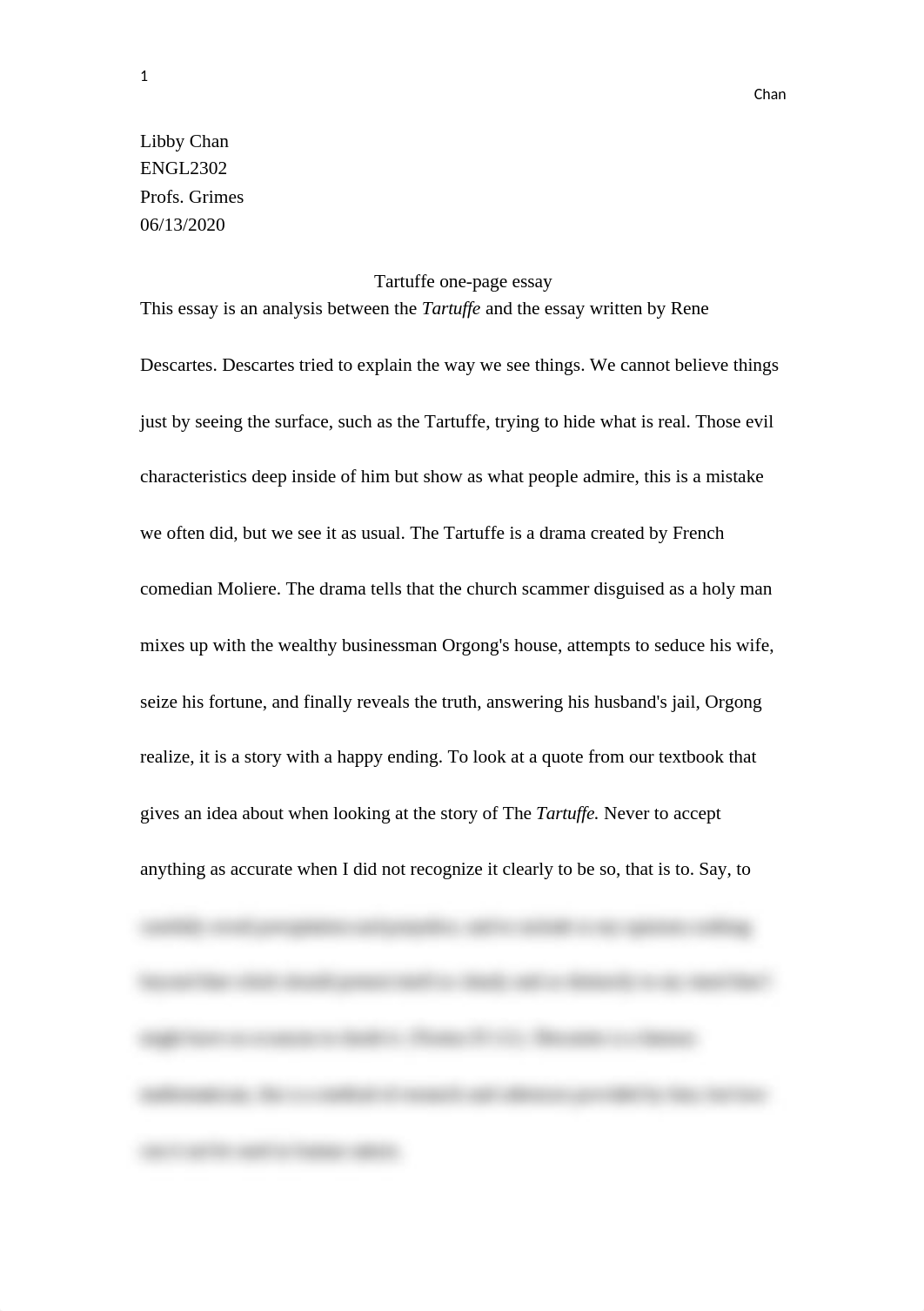 Tartuffe one page essay.docx_docuto0vico_page1