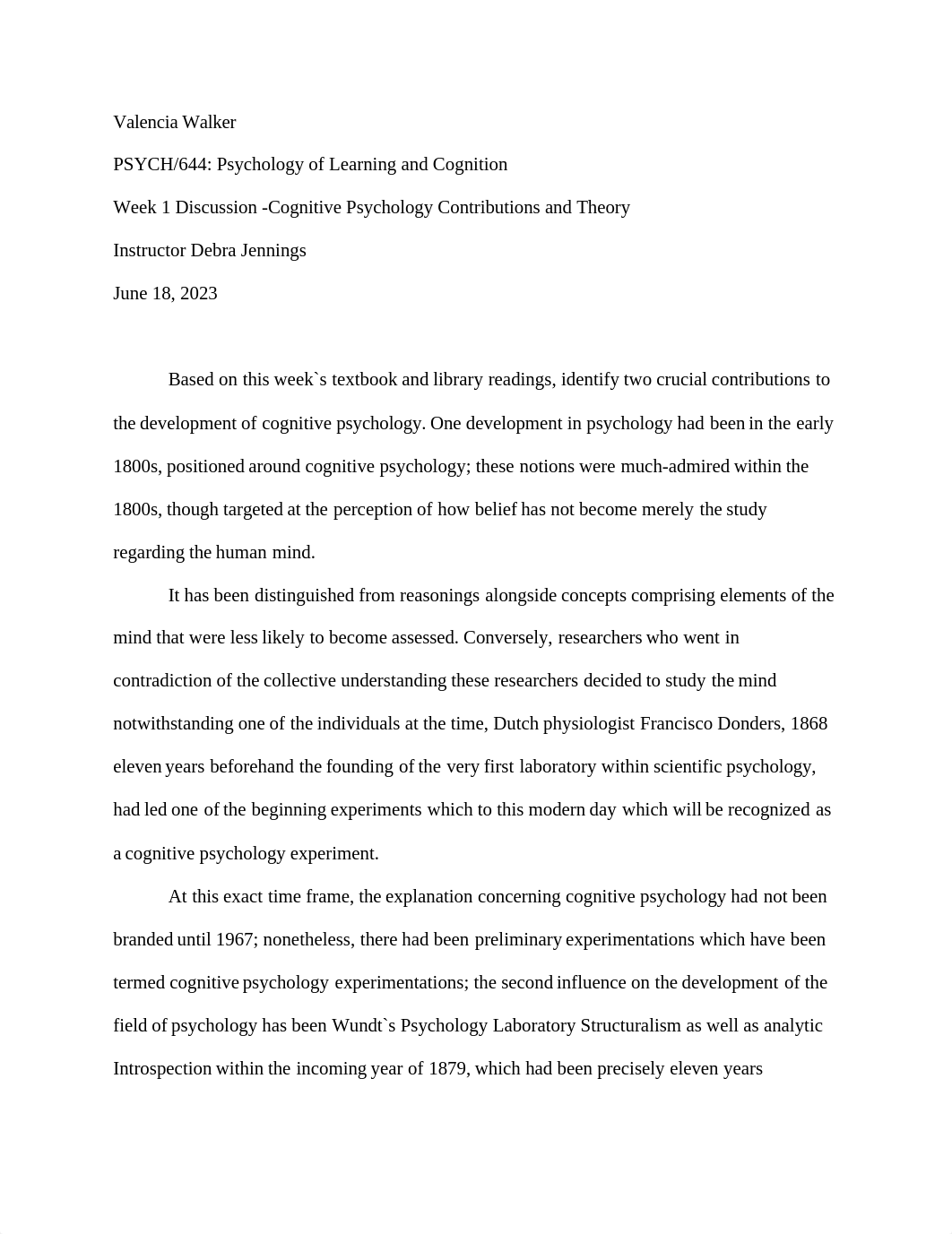 PSYCH_644- Psychology of Learning And Cognition  Week 1 Discussion -Cognitive Psychology Contributio_docw703cuze_page1