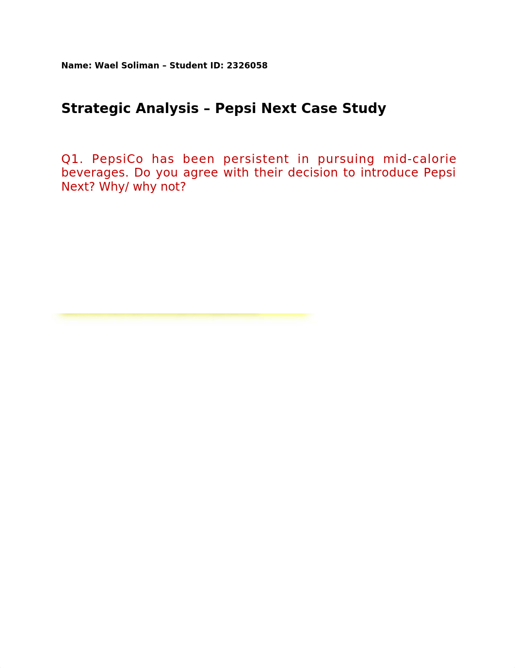 Strategic Analysis Pepsi Next Case Study - Wael Soliman_dod2wf9ea7x_page1