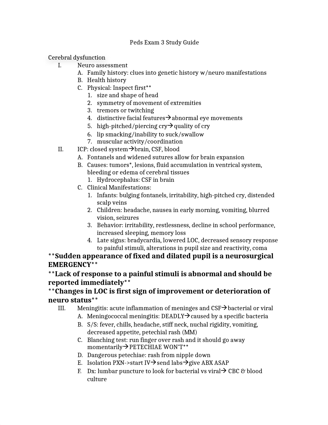 Peds Exam 3 Study Guide.doc_dod3scjv98p_page1