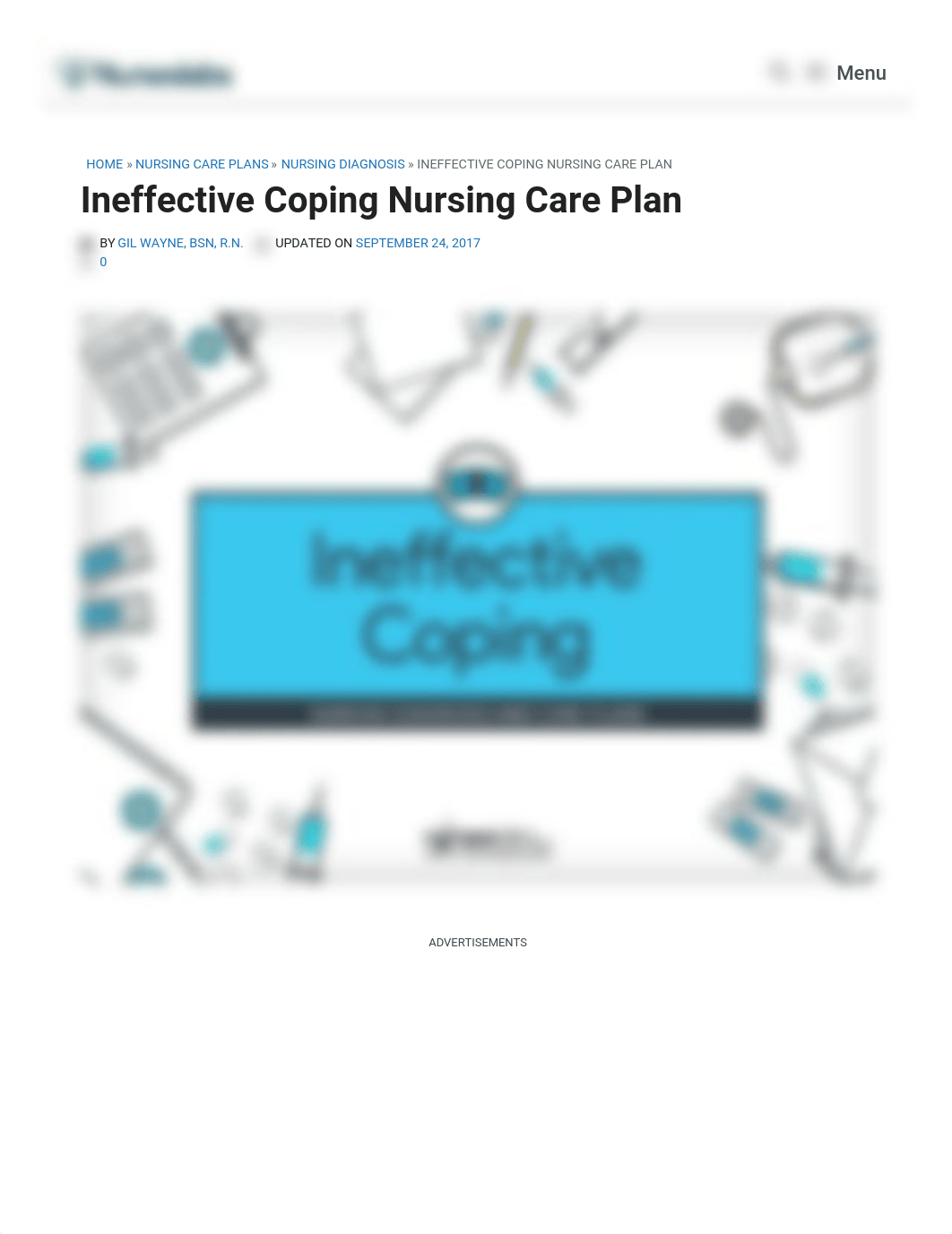 NURSELABS~Ineffective Coping - Nursing Diagnosis & Care Plan.pdf_dod7874jlf2_page1