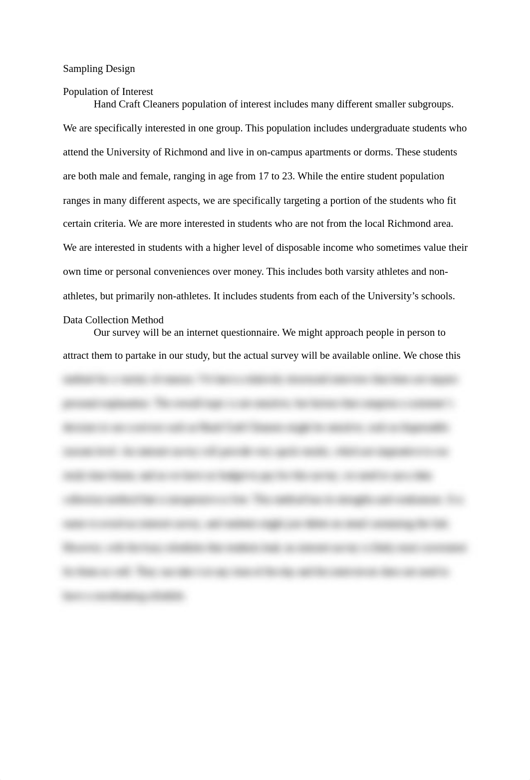 MKT 326 Sampling Design Assignment_doe3ep7iyfr_page1