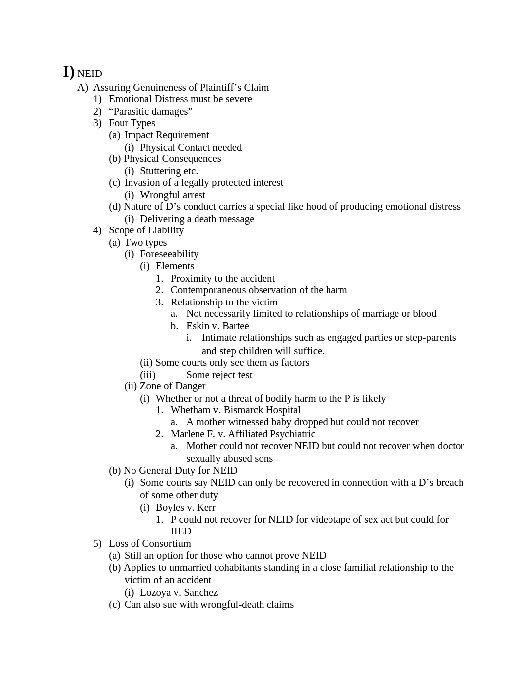 Tort Law = Outline II_doecse32b2n_page1