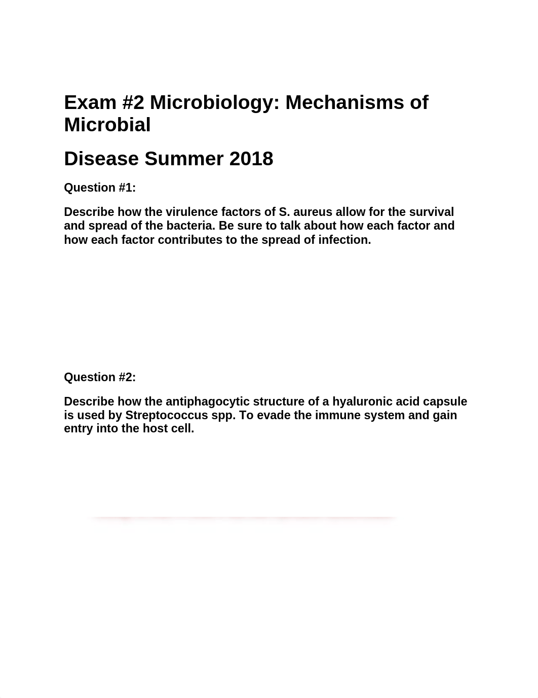 Exam #2 Microbiology_ Mechanisms of Microbial.docx_doed6lr8aul_page1