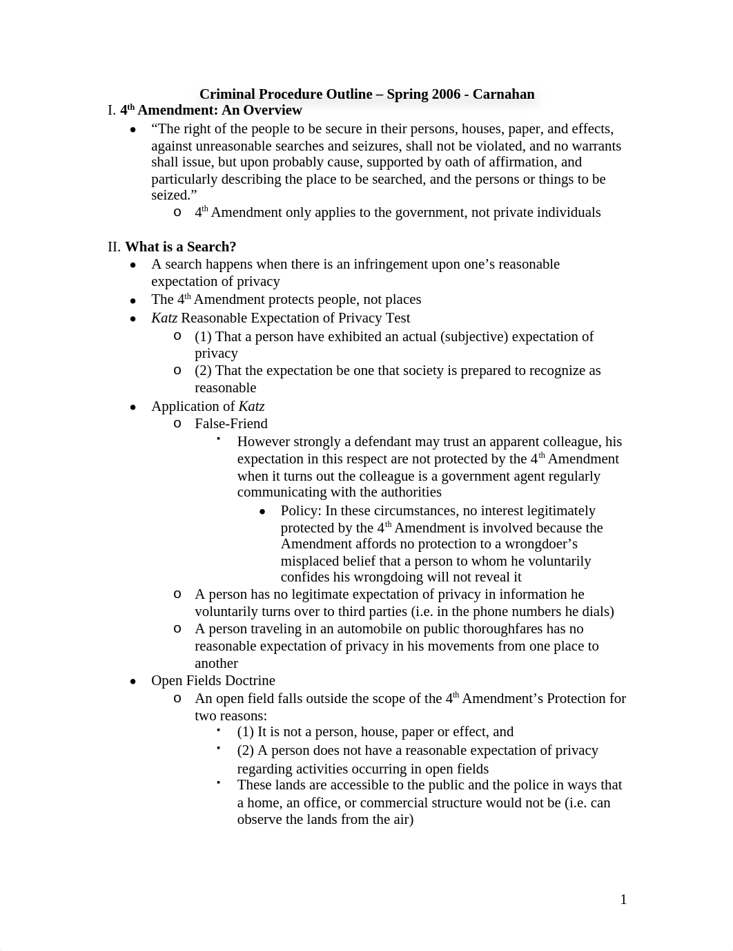 Criminal Procedure Outline - Carnahan_doedtvq2wak_page1