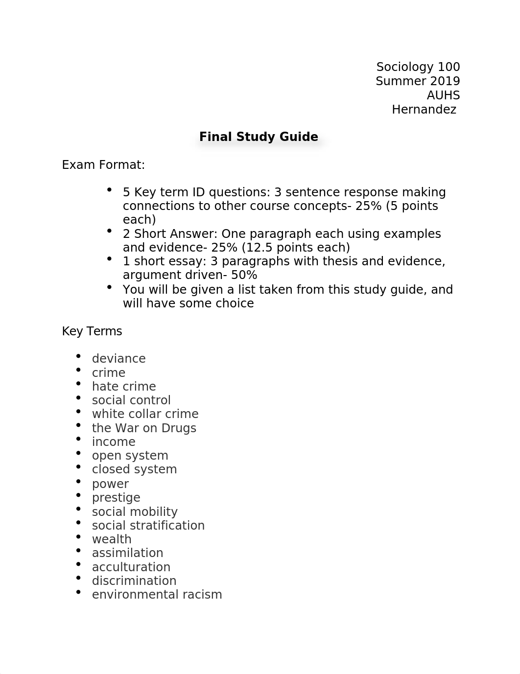 Sociology 100 Final Study Guide.docx_doerpygmrpr_page1