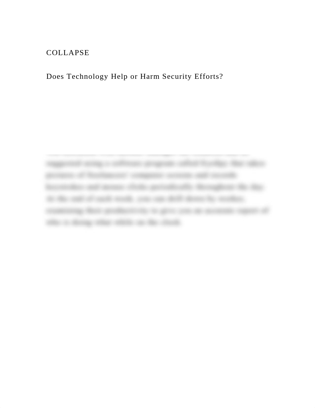 COLLAPSEDoes Technology Help or Harm Security EffortsThree .docx_doesqox4zcg_page2