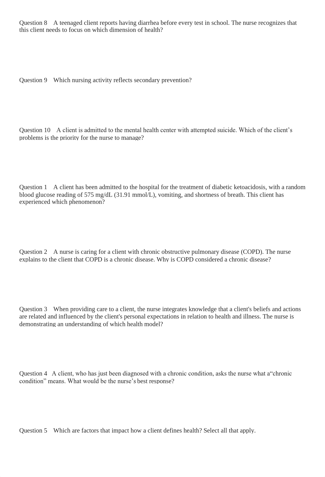 Chapter 3- Health  Wellness and Health Disparities Environmental Dimension study guide.pdf_doeu8rlbhkd_page1