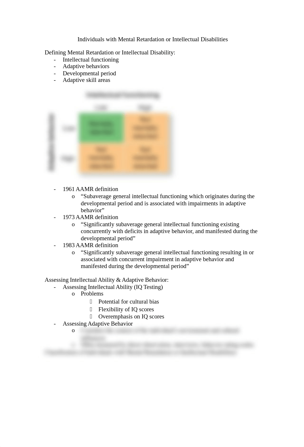 PSED150 Individuals with Mental Retardation or Intellectual Disabilities Notes_doevir9n5yj_page1