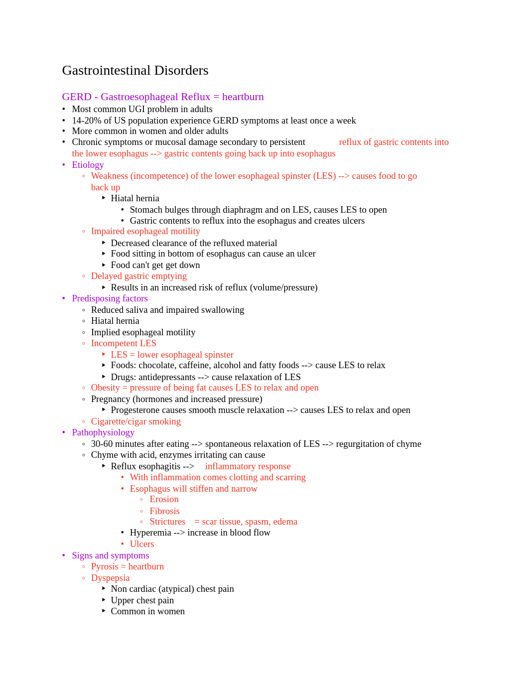 Gastrointestinal Disorders notes.pdf_dofgadyz92e_page1