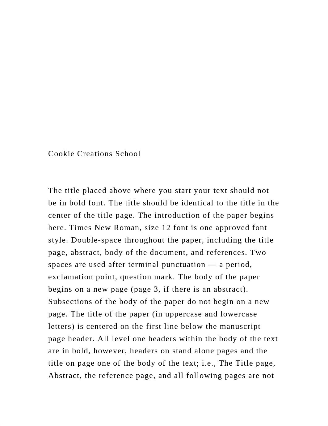 Running head Cookie Creations School1Cookie Creations S.docx_dog9dm1dptc_page4