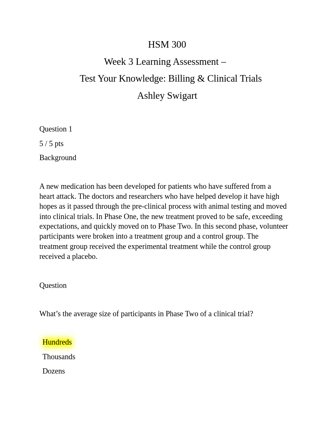 HSM 300_Week 3 Learning Assessment_ Billing & Clinical Trials.docx_dogc0m9op3g_page1