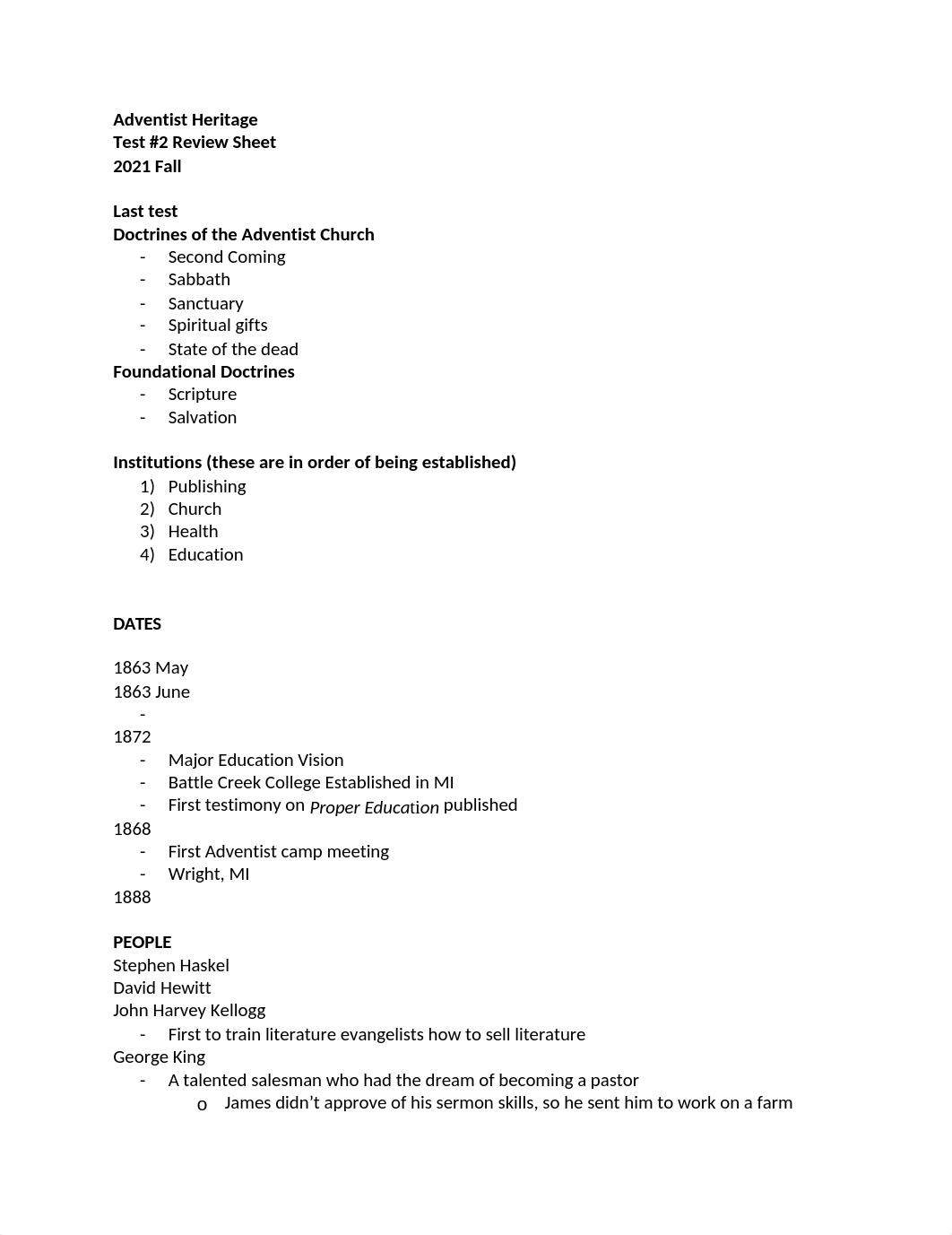 Adventist Heritage Review Sheet Test 2.docx_dohd1k9yiu0_page1
