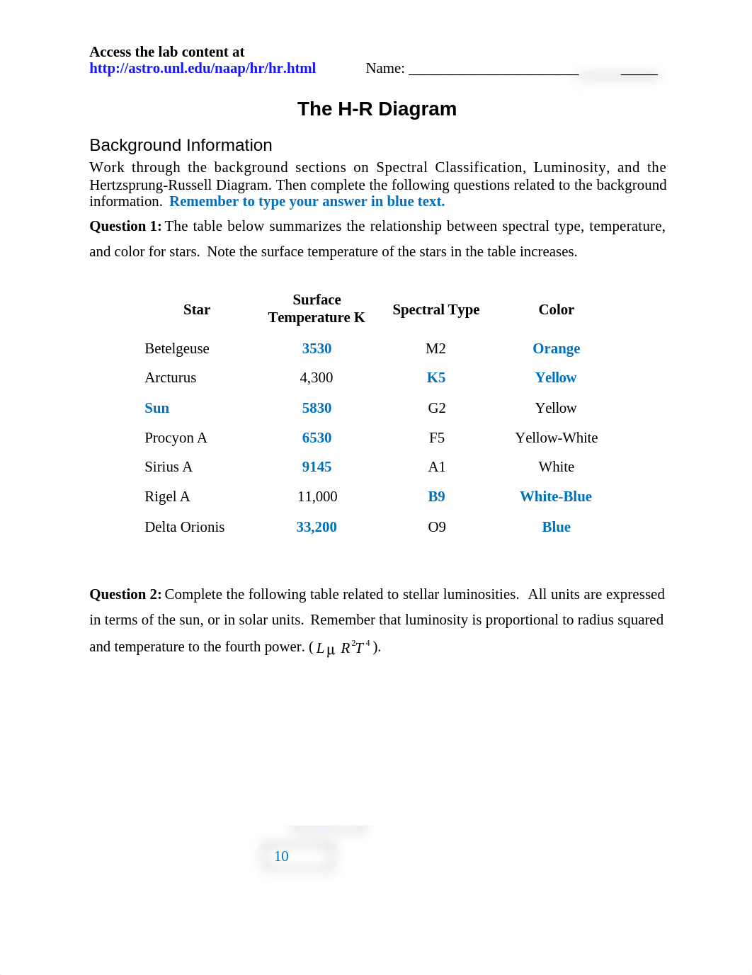 H-R Diagram-lab 6.doc_dohosl6jojl_page1