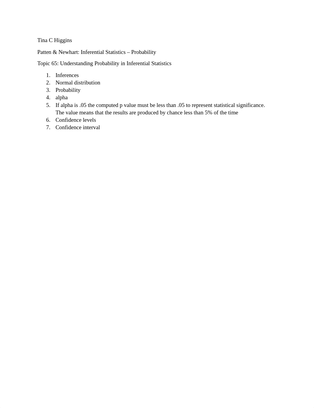 Patten & Newhart Inferential Statistics  Probability.docx_dohr22t35mt_page1