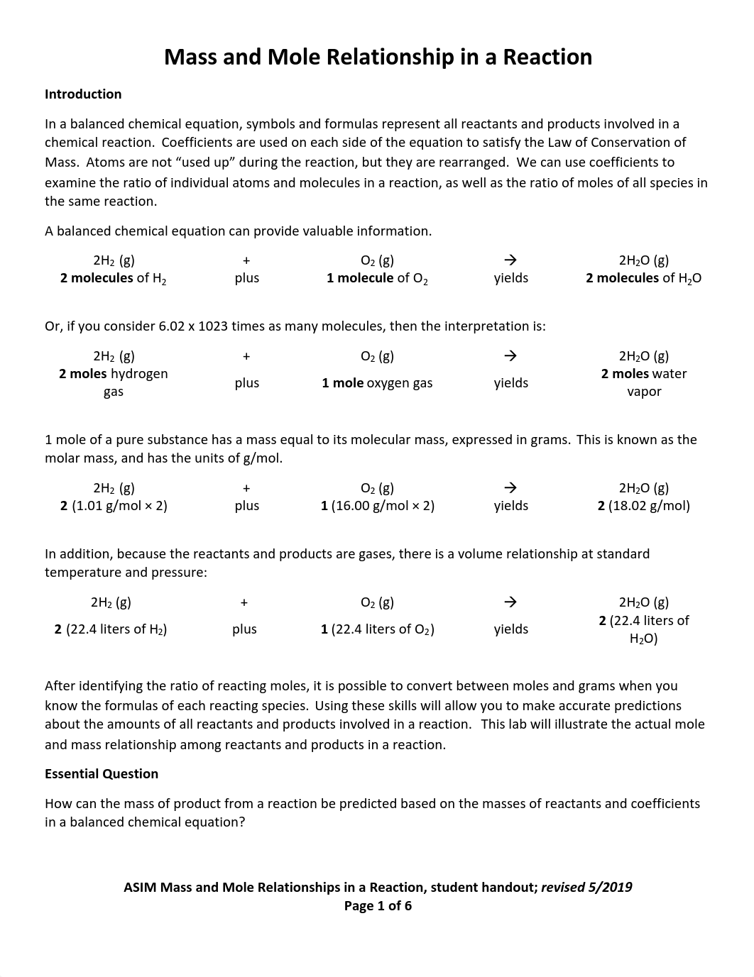 Amaria Boley - Mass and Mole Relationship in Reactions - Student (PDF) (2).pdf_doi46vox0do_page1