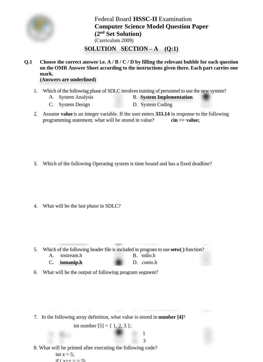 Computer Science HSSC-II Solution of 2nd Set Model Question Paper .pdf_doi5h8uf4la_page1