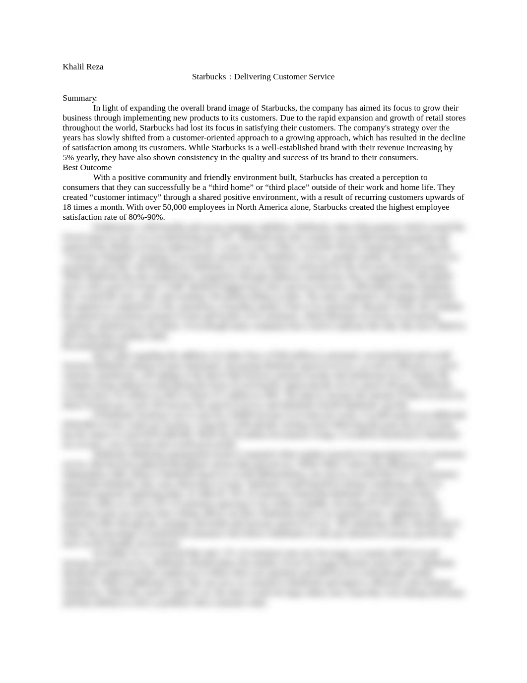 Starbucks- Delivering Customer Service Case.docx_doi8sm97p8d_page1