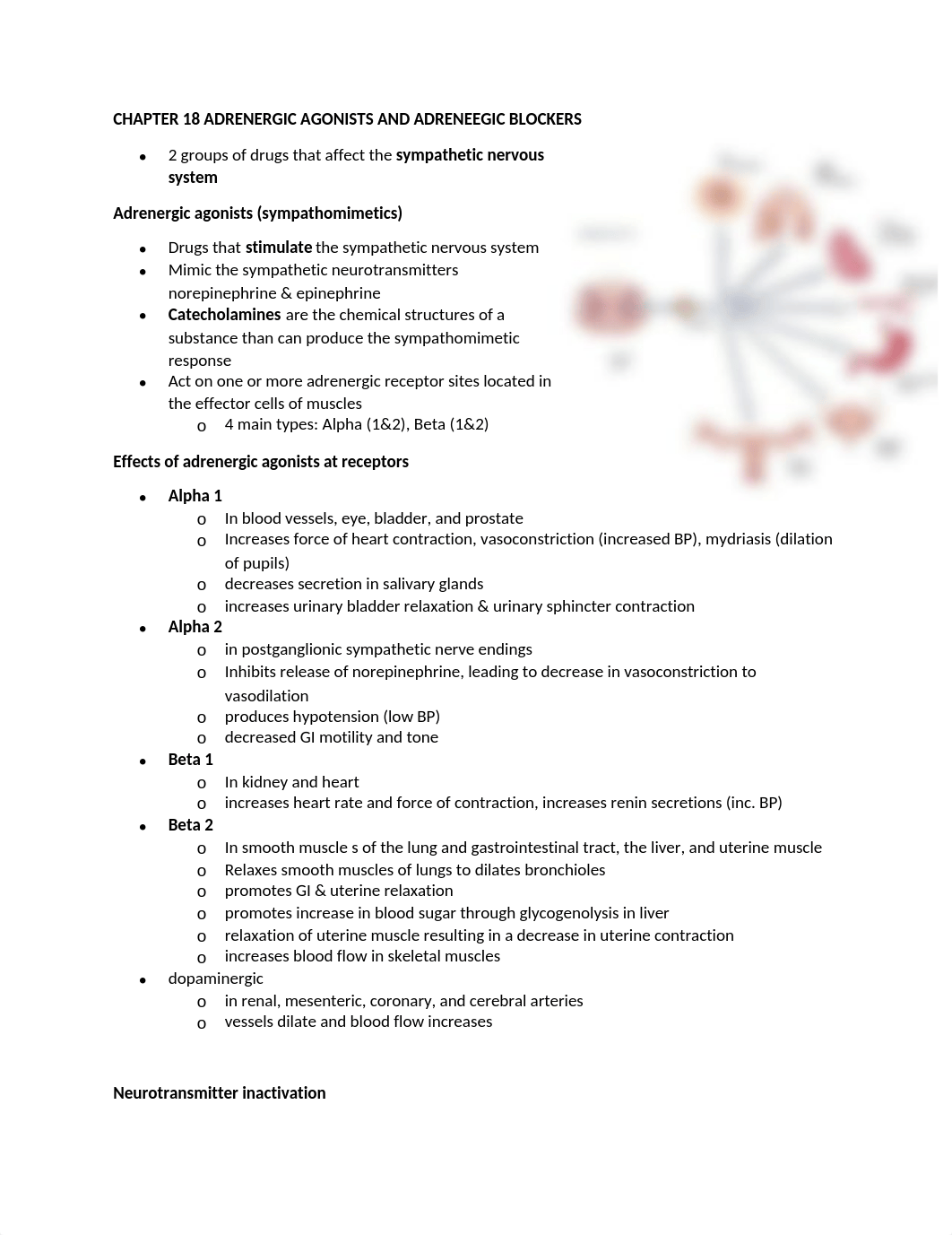 CHAPTER 18 ADRENERGIC AGONISTS AND ADRENEEGIC BLOCKERS_doiez7daja0_page1