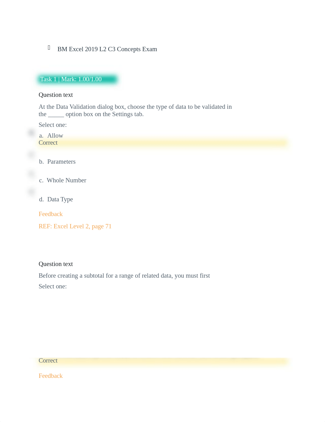 BM Excel 2019 L2 C3 Concepts Exam.docx_doifvzpawsh_page1