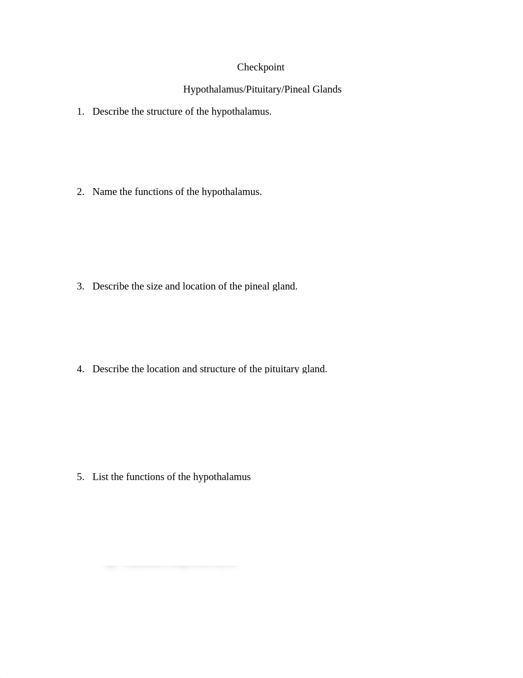 Human Form and Function II-Endocrine Check Points.docx_doigag3e9tk_page1