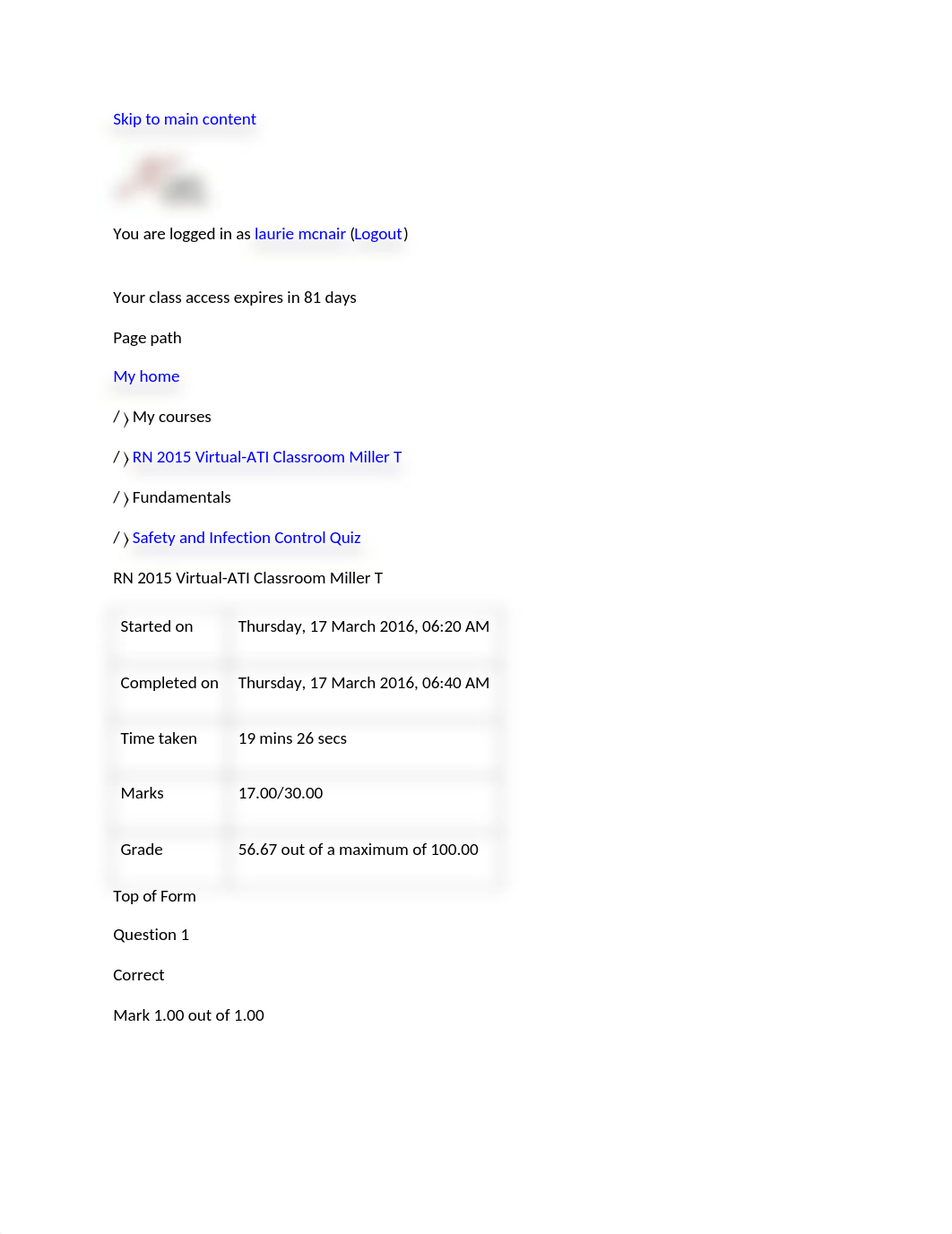 fundamentals safey and infection quiz.docx_doiihoxssvi_page1