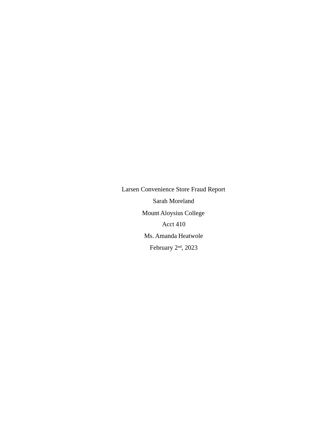 Larsen Convenience Store Fraud Report.docx_doivuyvg8dh_page1