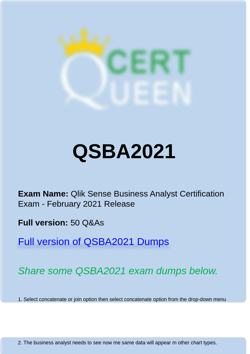 Actual QSBA2021 Exam Questions.pdf_doj690t8ss5_page1