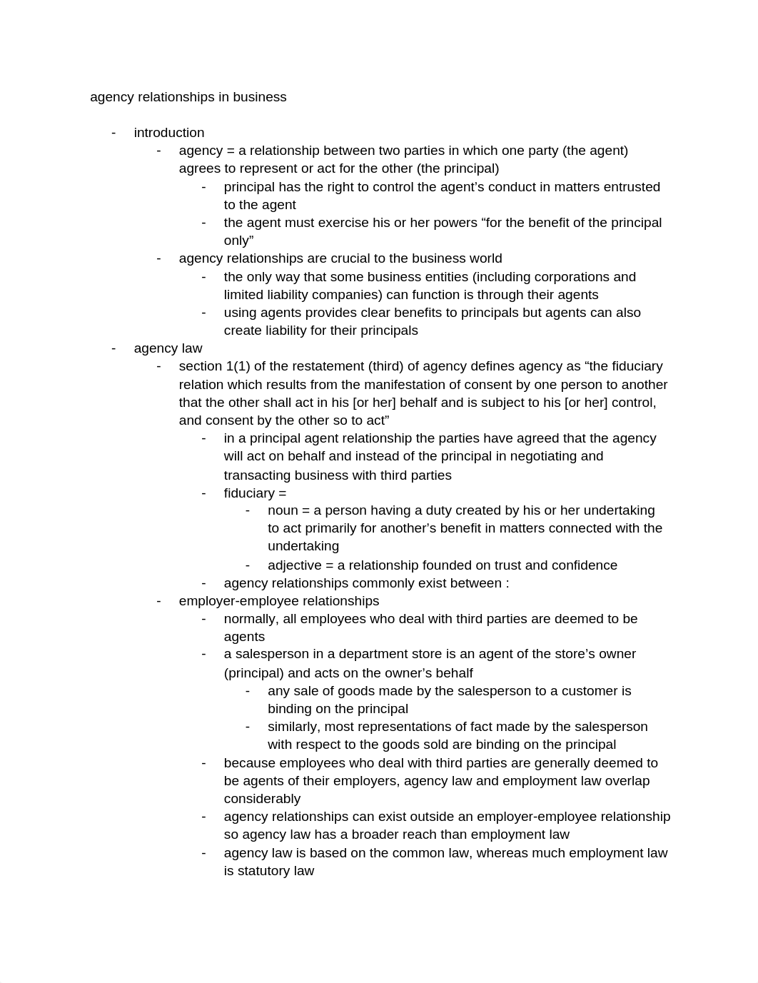 agency relationships reading notes.docx_dojb3ltkbk1_page1