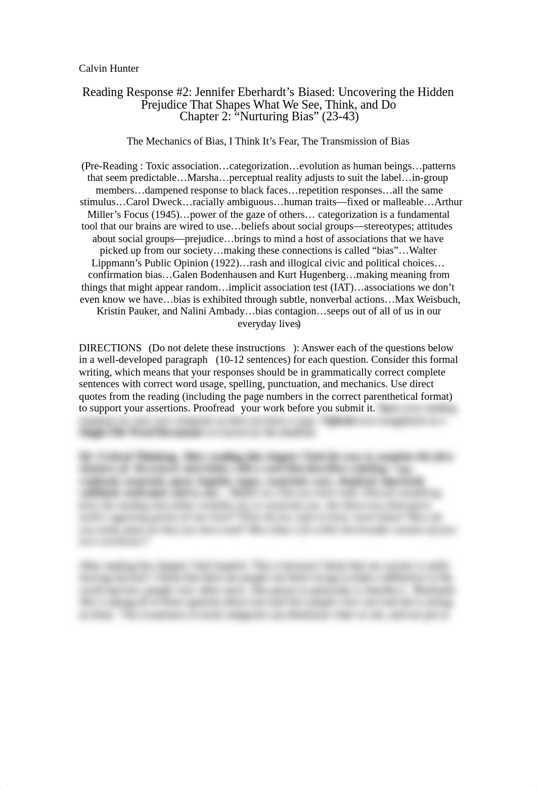 R2 Eberhardt Chapter 2 Nurturing Bias (23-43) Calvin Hunter.docx_dojidgyt5n6_page1