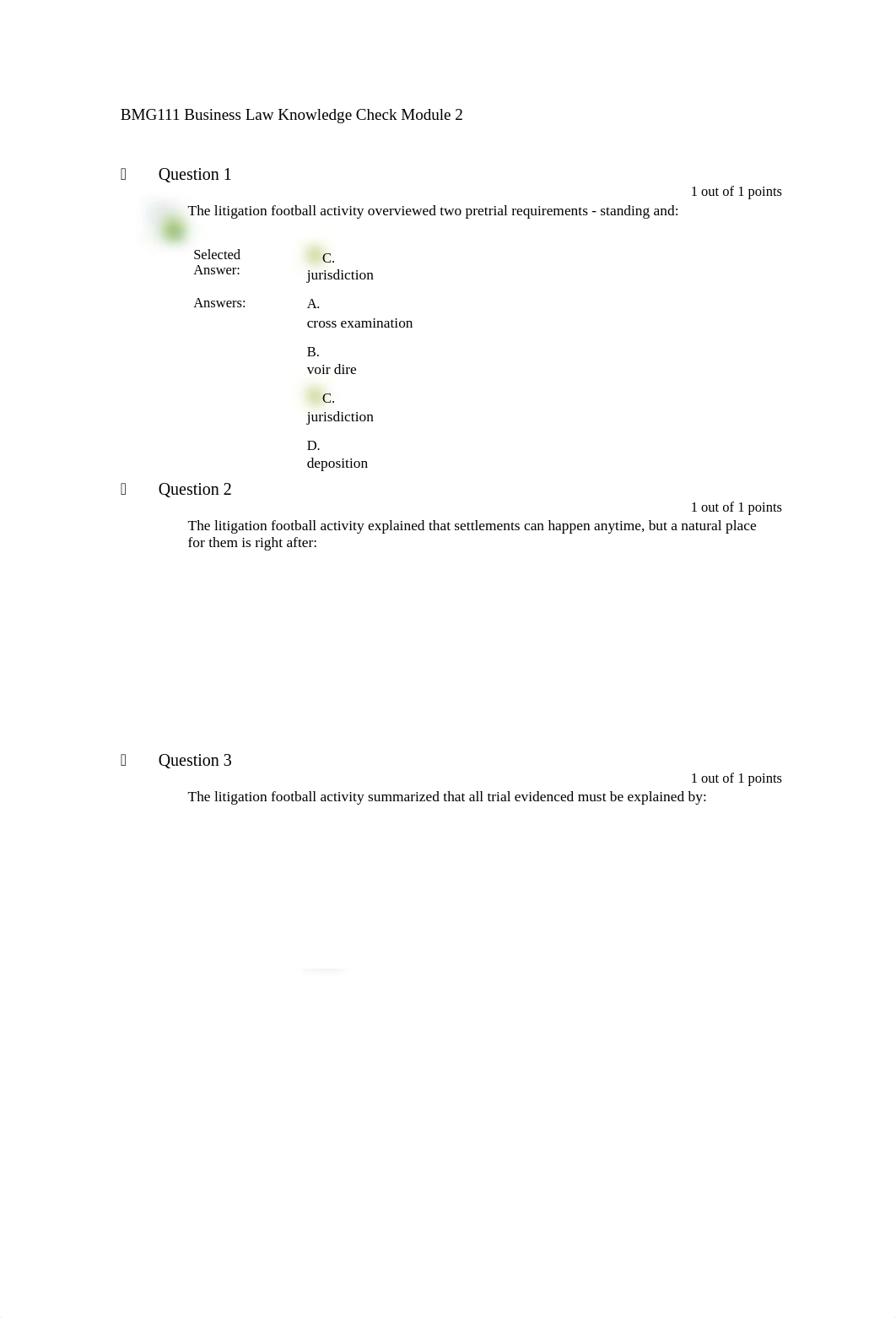 Knowledge Check Module 2 BMG 111 Business Law.docx_dojs288wcoe_page1