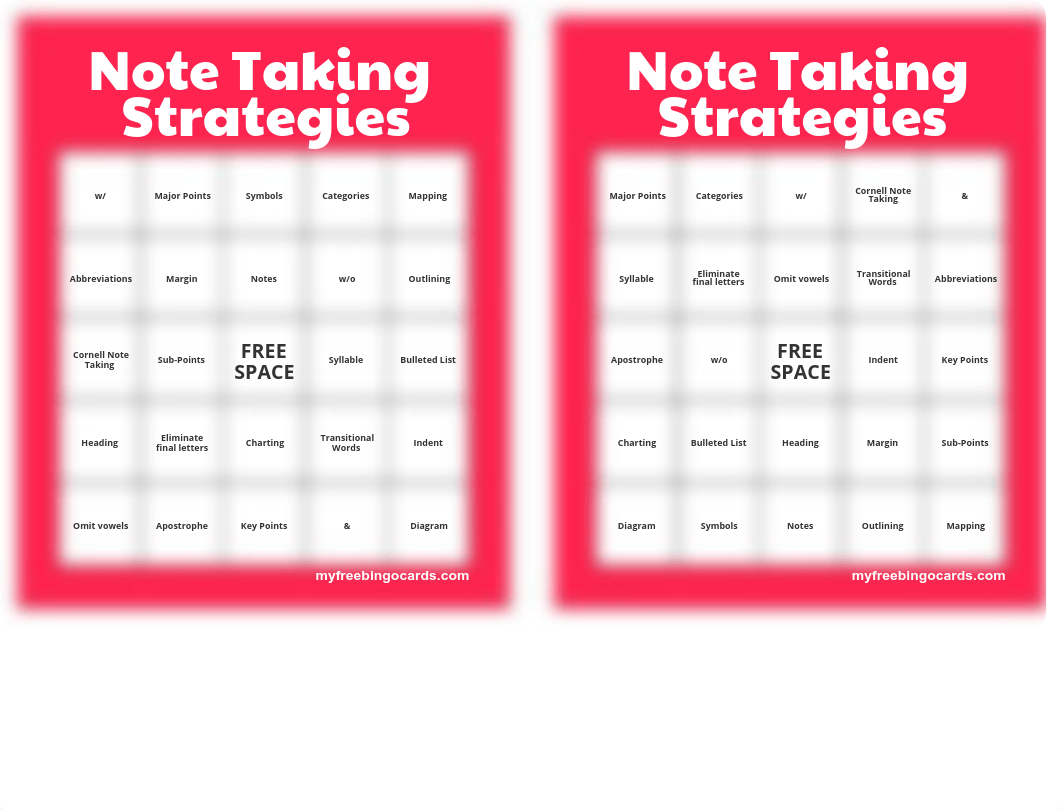 Note Taking Strategies Bingo.pdf_doju533nin5_page5