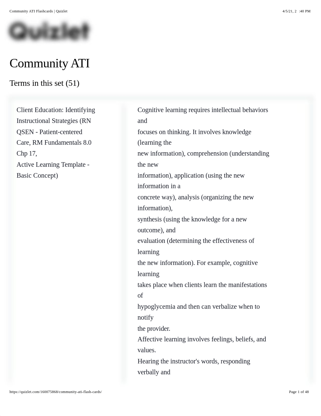 Community ATI Flashcards | 51.pdf_dojvadyvt0w_page1