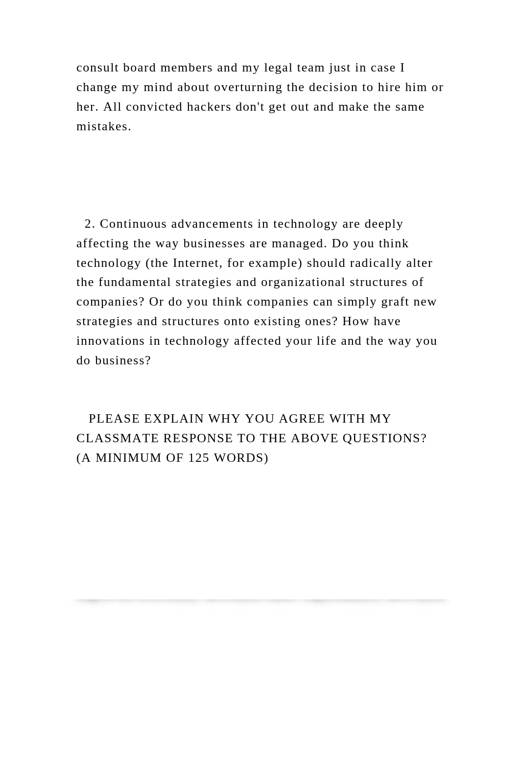 PLEASE NUMBER EACH QUESTION......   1. As the CEO of .docx_dojx22agr2m_page3