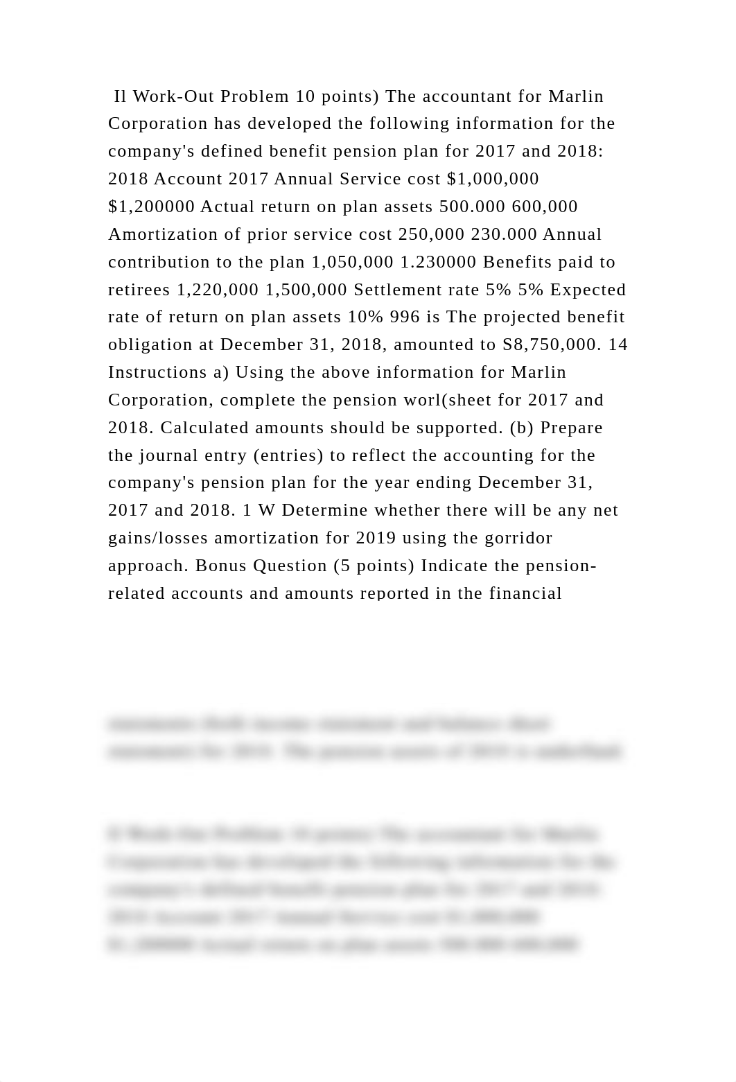 Il Work-Out Problem 10 points) The accountant for Marlin Corporation .docx_dojzzwkl34o_page2