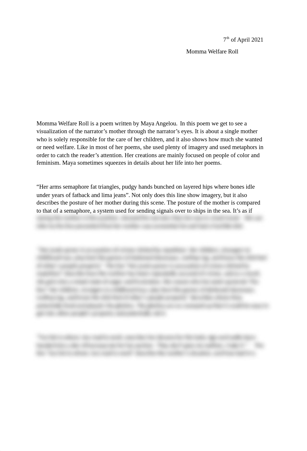 Momma Welfare Roll- Essay.docx_dokkbnnvwmz_page1