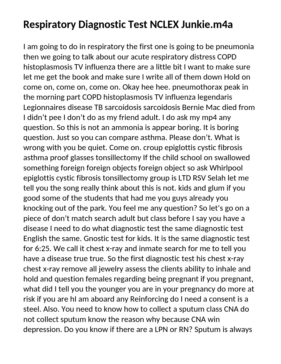 Respiratory Diagnostic Test NCLEX.docx_dokl9hpjxu1_page1