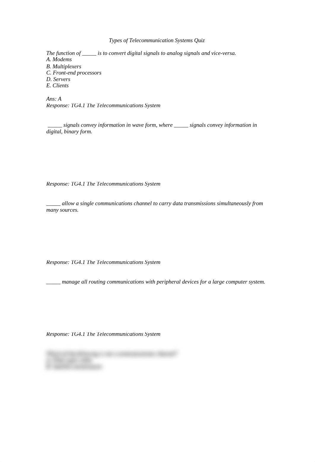 Types of Telecommunication Systems Quiz_doks3lbvaj7_page1