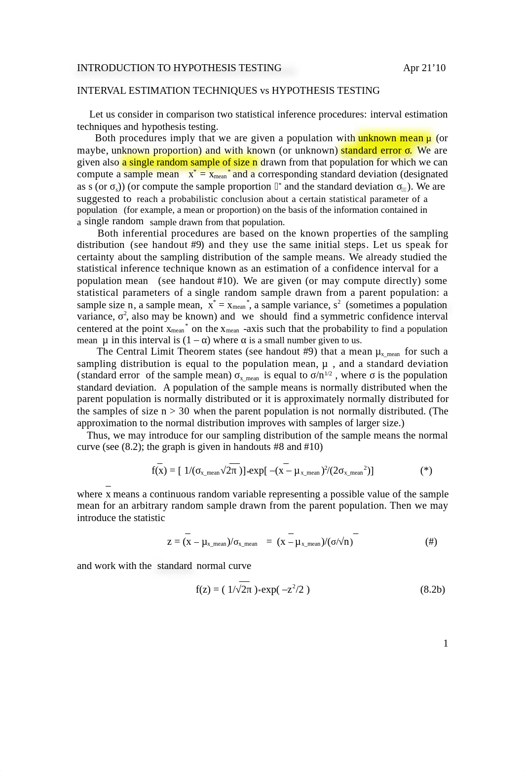 Handout_15 INTRODUCTION TO HYPOTHESIS TESTING_dol6i3f16ii_page1