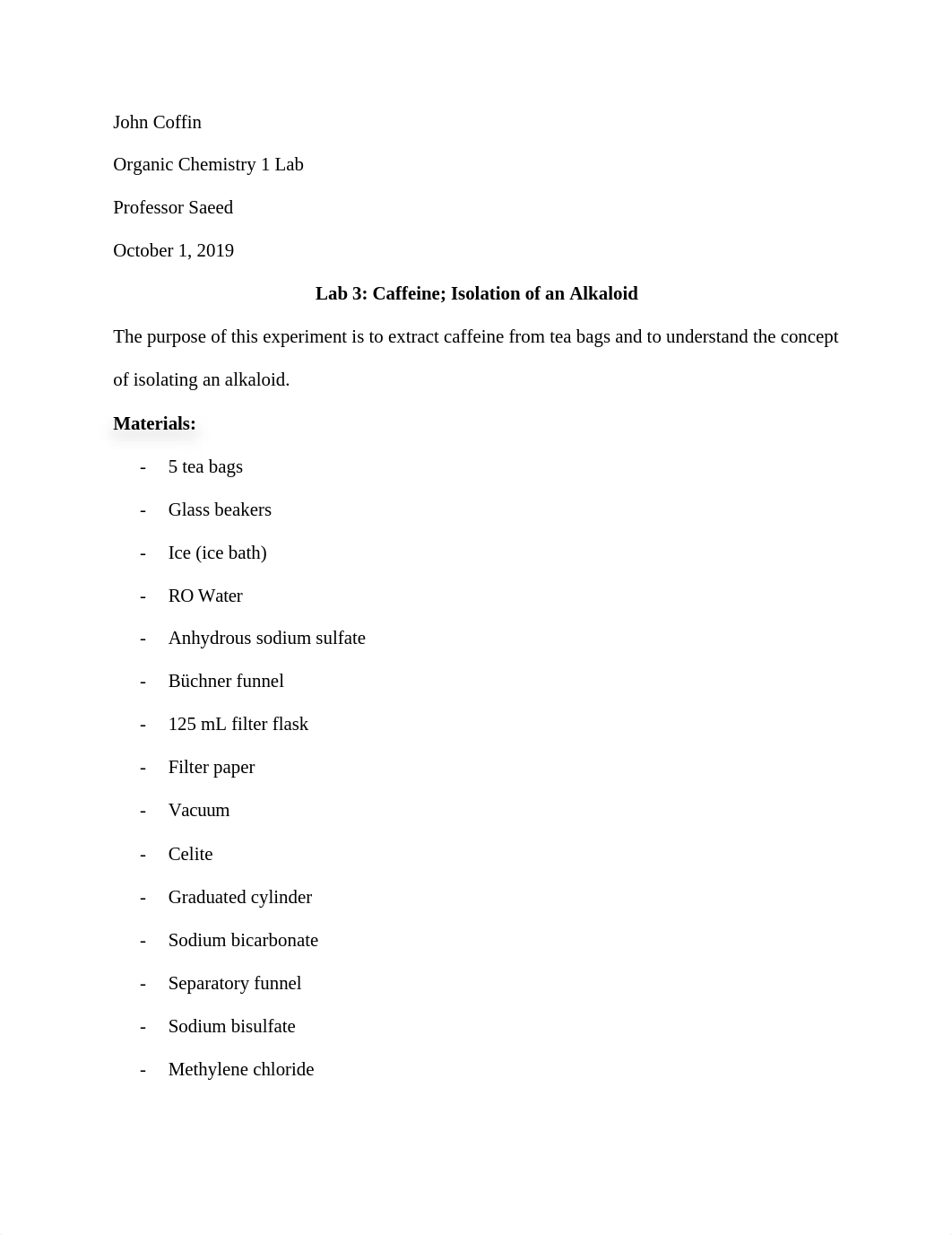 Lab 3- caffeine:isolation of an alkaloid.docx_doljtnk8g82_page1