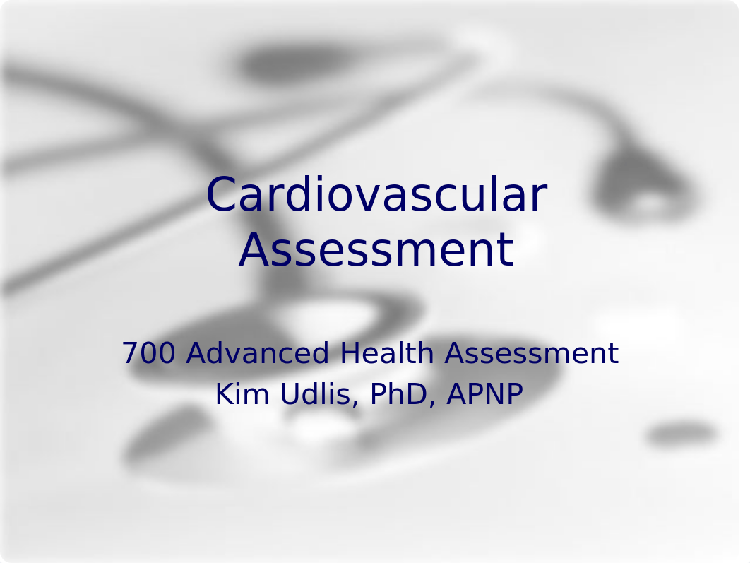 2012 Cardiovascular Assessment - Dr Kim Udlis.pptx_dolrksi3nll_page1